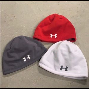 Boys Under Armour Beanie Hat Lot